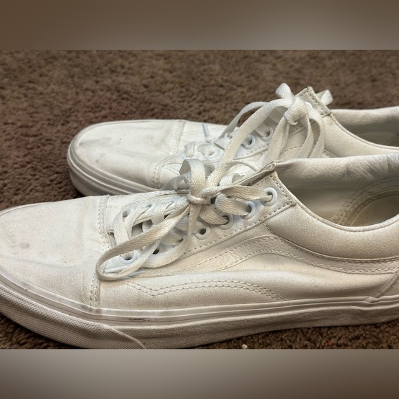 Vans Women's Old Skool shite - Picture 3 of 9